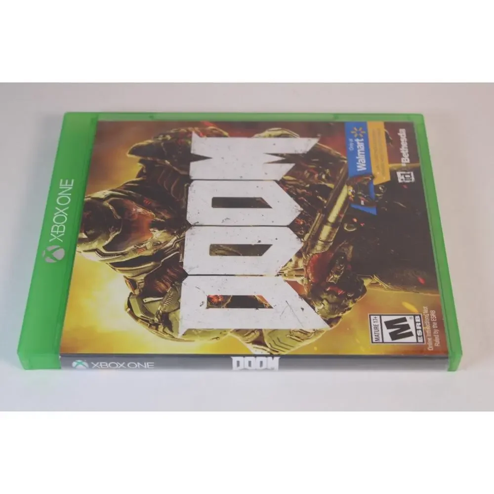 Doom (Microsoft Xbox One, 2016) Authentic, Complete, Tested/works